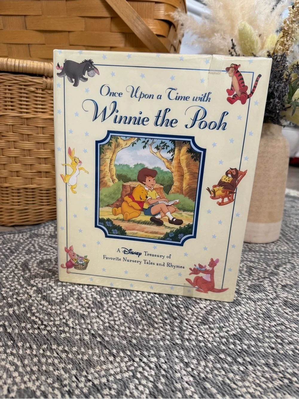 VTG Y2K Winnie The Pooh Hardcover Book Once upon a time w/ Winnie the Pooh Book